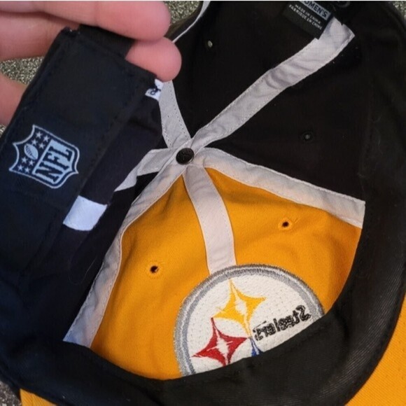 47 Brand Women's NFL Pittsburgh Steelers Miata Clean Up Adjustable Hat Yellow - Picture 10 of 11